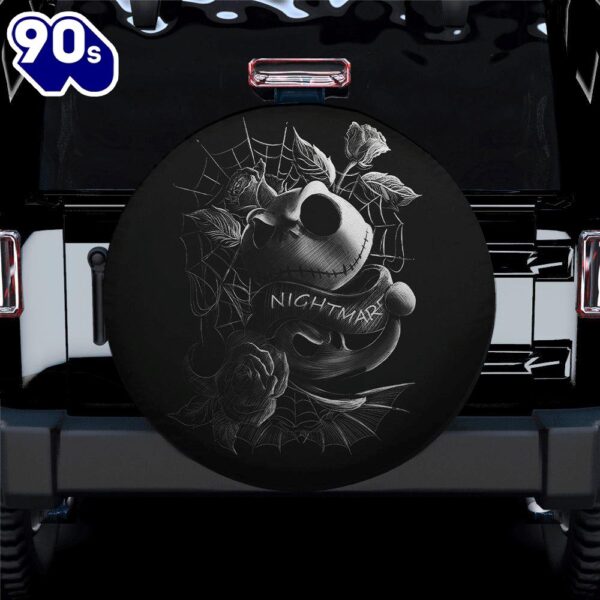 Jack Nightmare Spare Tire Cover Gift For Campers  Merry Christmas