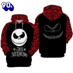 Merry Christmas Jack Skellington Black…