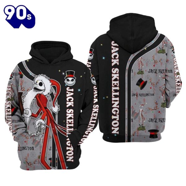 Merry Christmas  Jack Skellington Christmas Hoodie