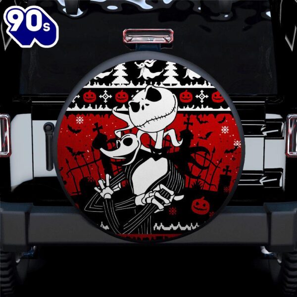 Jack skellington Christmas Nightmare Car Spare Tire Covers Gift For Campers  Merry Christmas