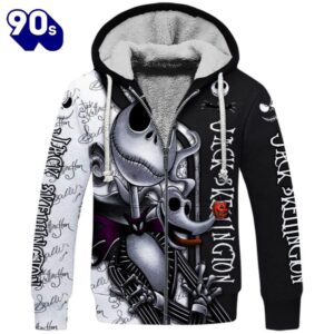 Jack Skellington Graphic Hoodie And Leggings Set