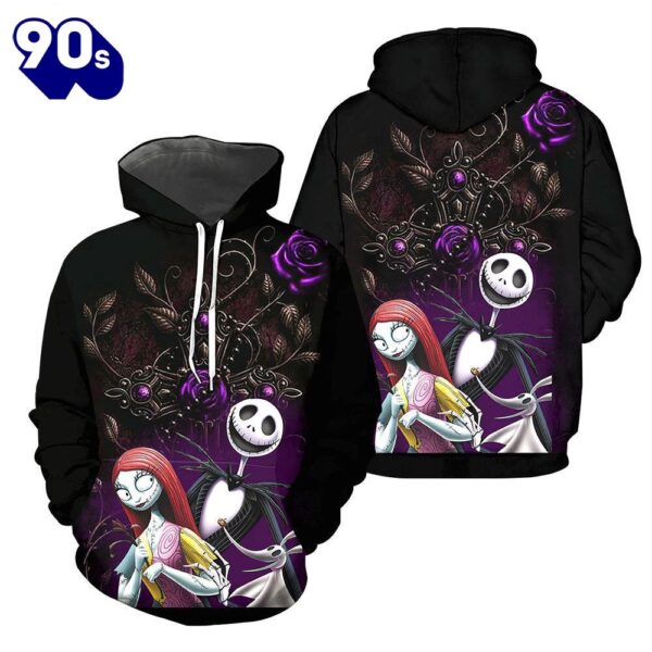 Jack Skellington Hoodie 3D All Over Printed Shirts For Men