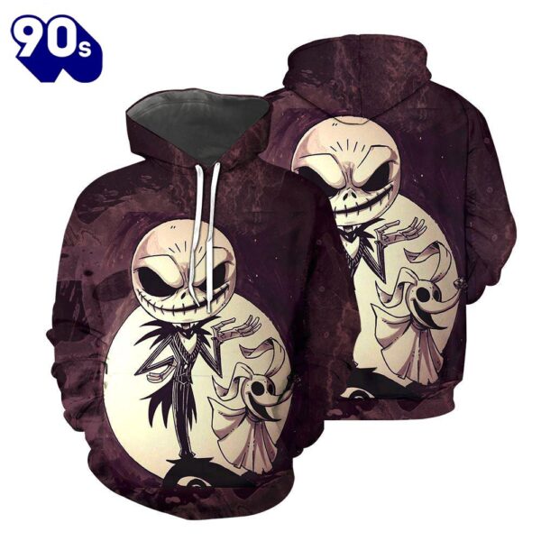 Jack Skellington Hoodie 3D All Over Printed Shirts For Men And Women Shirt