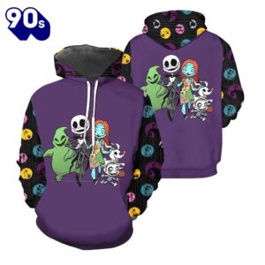 Jack Skellington Hoodie 3D All…