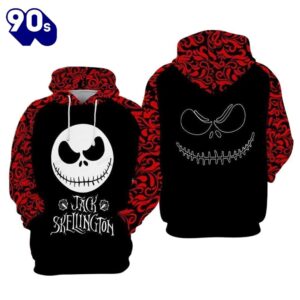 Merry Christmas  Jack Skellington Horror Hoodie