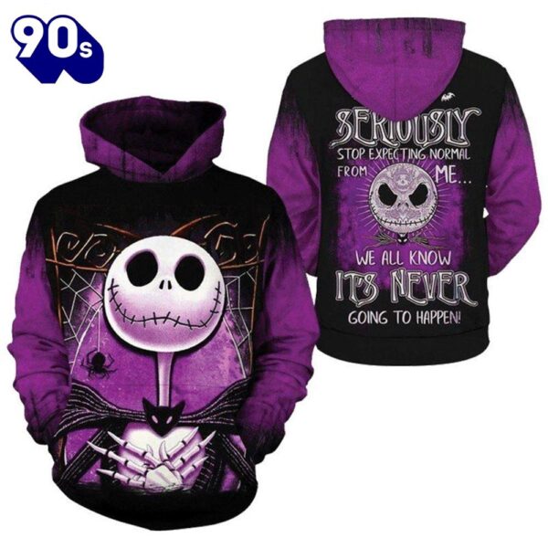 Merry Christmas  Jack Skellington People Should Seriously Hoodie