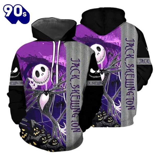 Merry Christmas  Jack Skellington Pumpkin Hoodie