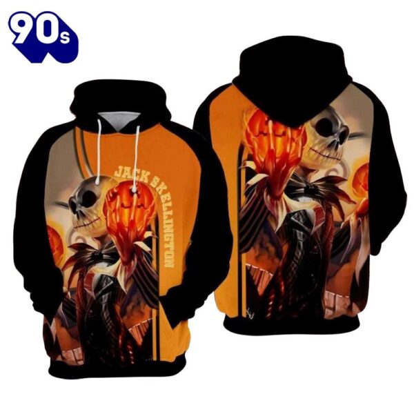 Merry Christmas  Jack Skellington Pumpkin King Hoodie