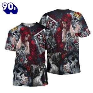 Merry Christmas  Jack Skellington & Sally Skull T-shirt & Sweatshirt