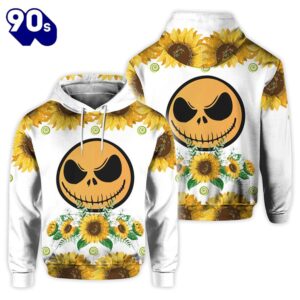 Merry Christmas Jack Skellington Sunflower…