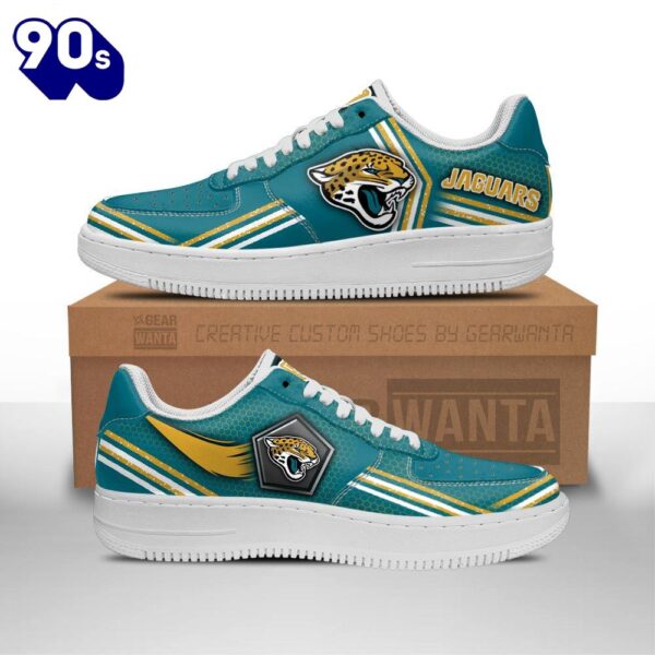 Jacksonville Jaguars Air Sneakers Custom Force Shoes For Fans