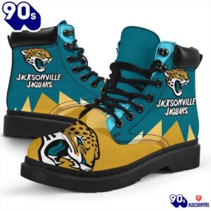 Jacksonville Jaguars All Season Boots Casual Shoes Vegan Leather Custom Boot Shoes