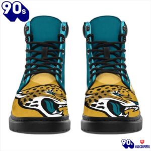 Jacksonville Jaguars All Season Boots Casual Shoes Vegan Leather Custom Boot Shoes