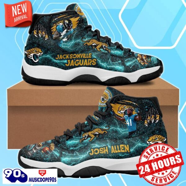 Jacksonville Jaguars Josh Allen Air Jordan 11 Shoes For Men Women