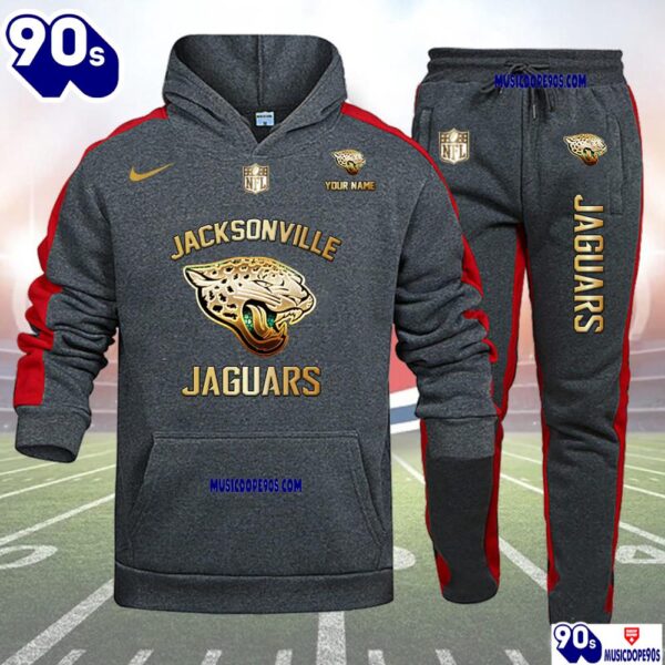 Jacksonville Jaguars NFL 32 Teams Personlized Golden Logo Hoodie Set