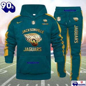 Jacksonville Jaguars NFL 32 Teams Personlized Golden Logo Hoodie Set