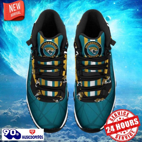 Jacksonville Jaguars NFL Air Jordan 11 Sneakers Shoes Gift For Fans