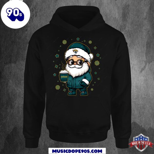 Jacksonville Jaguars Santa Christmas Football Hoodie