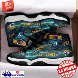 Jacksonville Jaguars Zay Jones Air Jordan 11 Shoes For Men Women