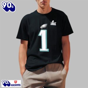 Jalen Hurts Eagles Super Bowl LIX Number One Shirt