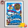 Jason Isbell And The 400 Unit Poster For Show In St Augustine Florida At St Augustine Amphitheatre On April 9 2025 Surfing Dog Canvas