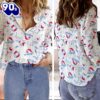 Jaws 3D Women’s Casual Shirt
