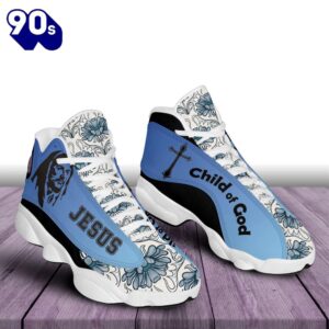 Jesus Child Of God Jd13 Shoes For Man And Women Flower Pattern  Gift Christmas