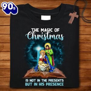 Jesus Christ And The Virgin Mary  – The Magic Of Christmas Is Not In The Presents But In His Presence