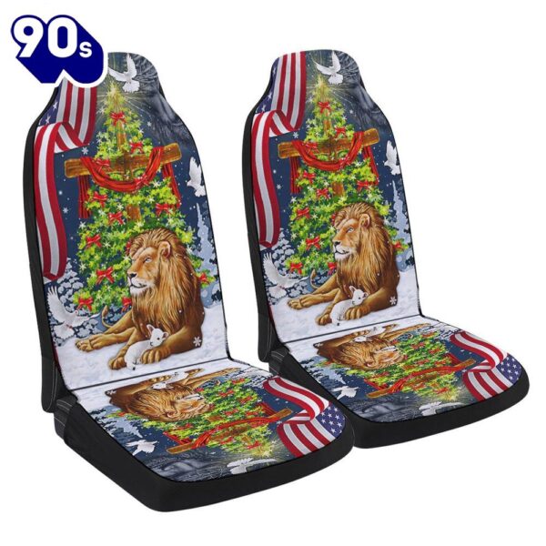 Jesus Christ Cross Lion Of Judah Christmas Tree Seat Cover Cars  Gift For Christmas