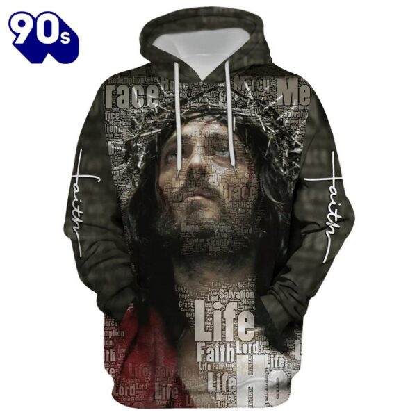 Jesus Christ Crown Of Thorns Hoodie For