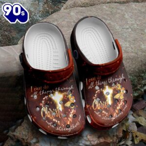 Jesus Cross Light Clogs Shoes…