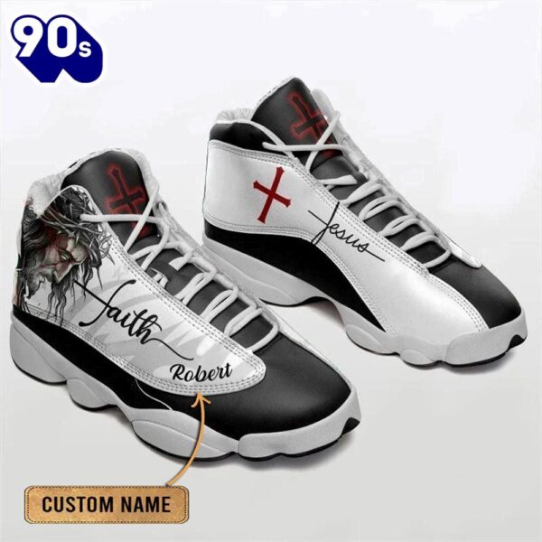 Jesus Faith Basic Custom Name Jd13 Shoes For Man And Women  Gift Christmas