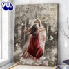 Jesus Hugging Girl Jesus Pictures Jesus Canvas Poster Christian Canvas Prints  , Christian Gifts Christmas