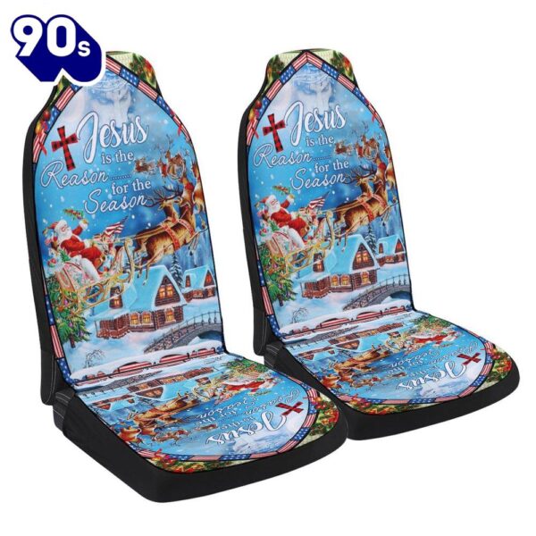 Jesus Is The Reason For The Christmas Season Seat Cover Cars  Gift For Christmas