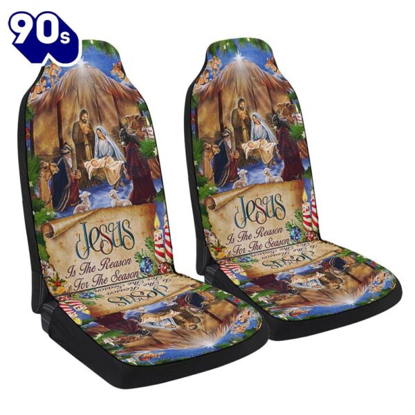 Jesus Jesus Is The Reason For The Season Christmas Seat Cover Cars  Gift For Christmas