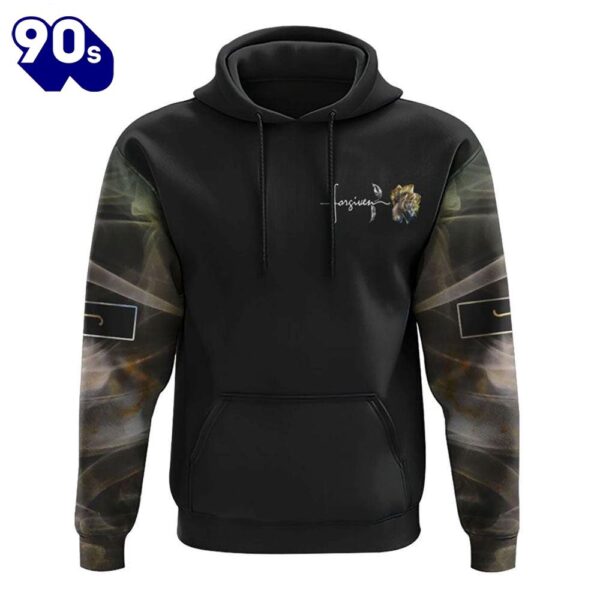 Jesus Rose Forgiven Smoke 3D Hoodie