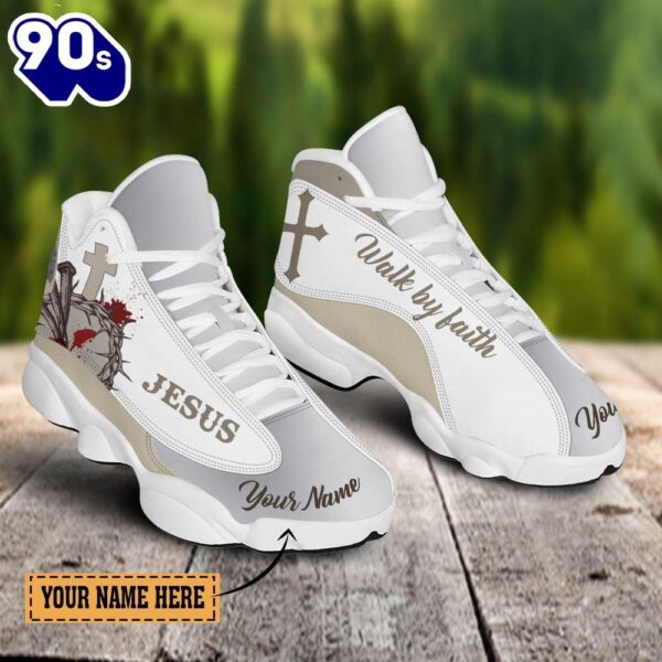 Jesus Walk By Faith Custom Name Jd13 Shoes For Man And Women  Gift Christmas