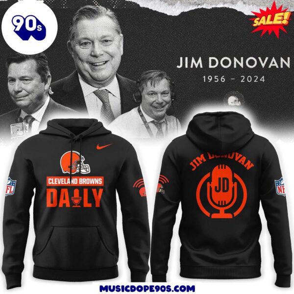 Jim Donovan Radio Announcer Cleveland Browns Football Hoodie Team Donovan