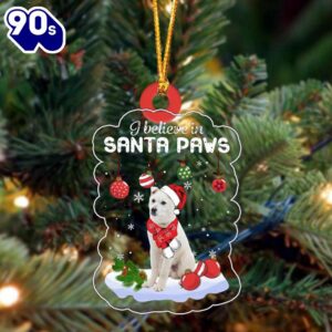 Jindo Christmas Ornament, Gift For Christmas