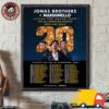 Jonas 20 Jonas Brothers x Marshmello Living The Dream Tour The All American Rejects Boys Like Girls 2025 Celebrating 20 Years Tour Dates Canvas