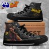Judas Priest Knight Shoes, Judas Priest High Top Canvas Shoes, Judas Priest Gift For Fans