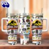 Jurassic World Movie Custom Stanley Quencher 40oz Stainless Steel Tumbler  For Fans