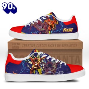 Justice League Flash Stan Smith Shoes Gift For Your Kid