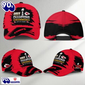 Kansas City Chiefs 2025 Super Bowl LIX Champions Cap