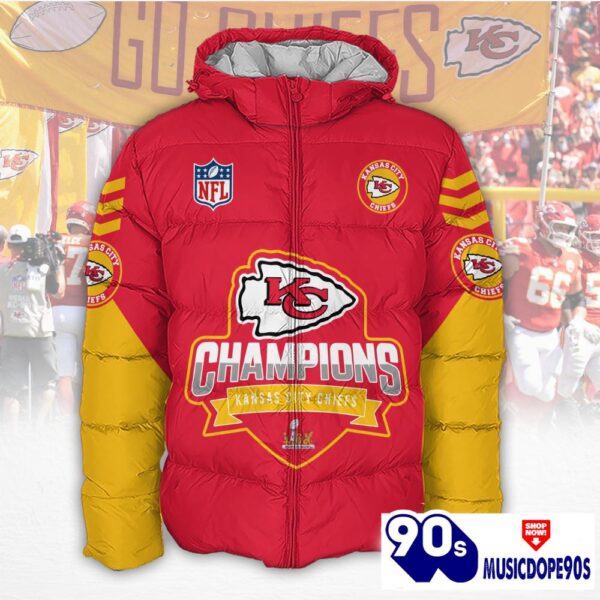 Kansas City Chiefs 2025 Super Bowl LIX Champions Normal Hoodie