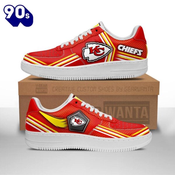 Kansas City Chiefs Air Sneakers Custom Force Shoes For Fans