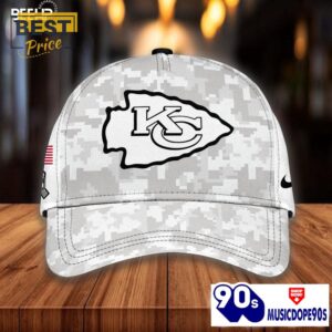 Kansas City Chiefs Camo 2024 Salute to Service Hoodie, Jogger, Cap