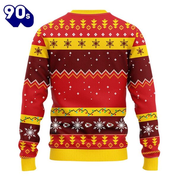 Kansas City Chiefs HoHoHo Mickey Christmas Ugly Sweater  Gift Christmas