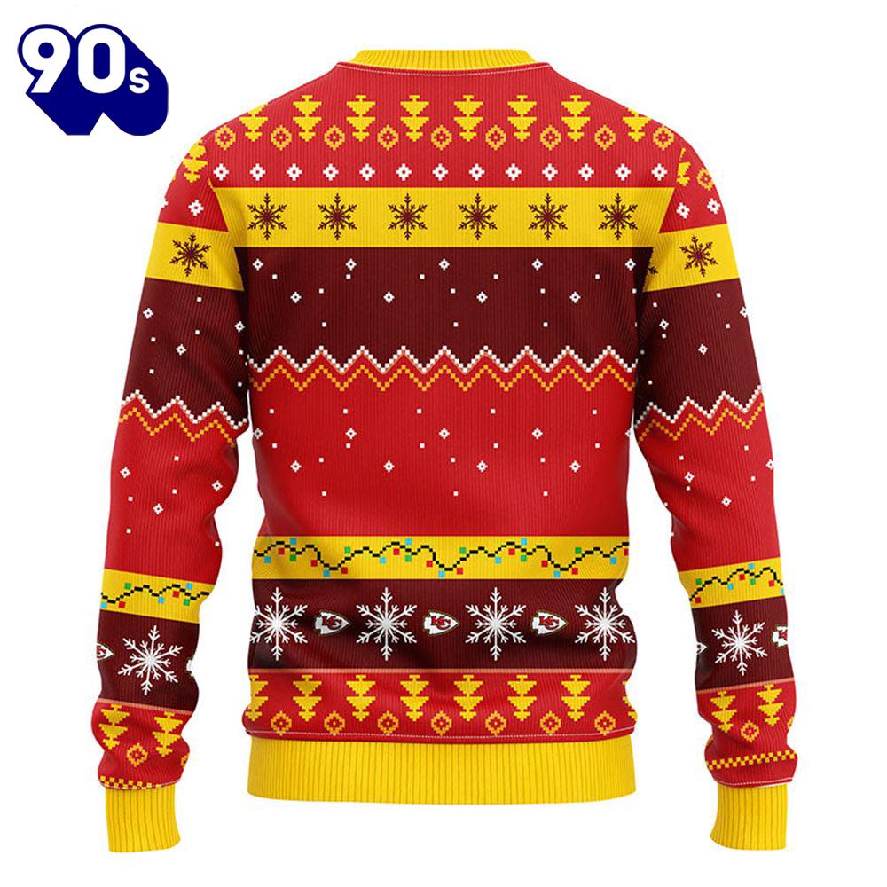 Kansas City Chiefs HoHoHo Mickey Christmas Ugly Sweater Gift Christmas Kansas City Chiefs HoHoHo Mickey Christmas Ugly Sweater Gift Christmas