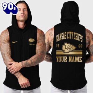 Kansas City Chiefs Men Workout Hooded Tank Top